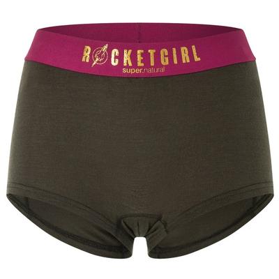super.natural - Women's Rocket175 Boyfriend Hipster - Merinounterwäsche Gr XL oliv Image