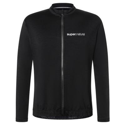 super.natural - Gravier L/S Camisa - Radtrikot Gr L schwarz Image