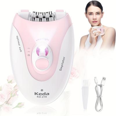 TEMU Women's Portable Electric Hair Remover Underarm Hair Remover Private Trim Arm Hair Removal Shaver Image