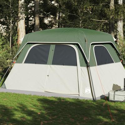 TEMU Family Tent For 6 People Green Waterproof 310 X 275 X 200 Cm Image