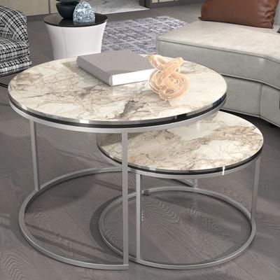 TEMU Coffee Table Set In A Set Of 2 In Different Colors Image