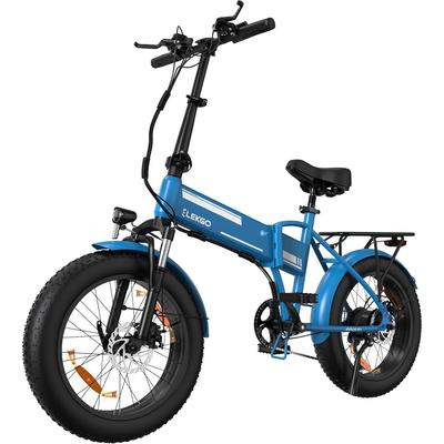TEMU 20 Inch*4.0 Elekgo Electric Bike, 25 Km/h, Men's And Women's Bikes, Fat Tire, With Derailleur, Offroad Bike, Mountain Bike Image