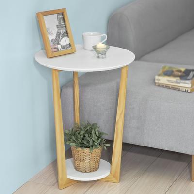 TEMU Sobuy Side Table With 2 Shelves Nightstand Coffee Table Console H60 Cm Fbt52-wn Image