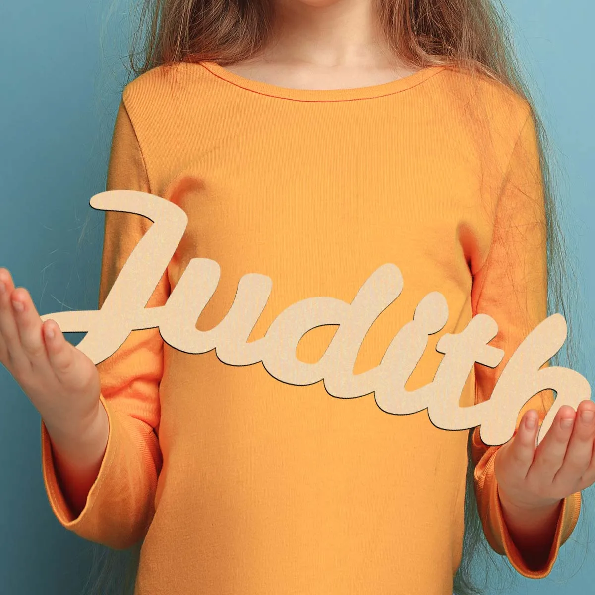 1 Stück personalisierte Holzschilder mit individuellem Namen, traditioneller Stil, einzigartige und langlebige Schlafzimmerdekoration für Badezimmer-Hochzeitsgeschenke Image