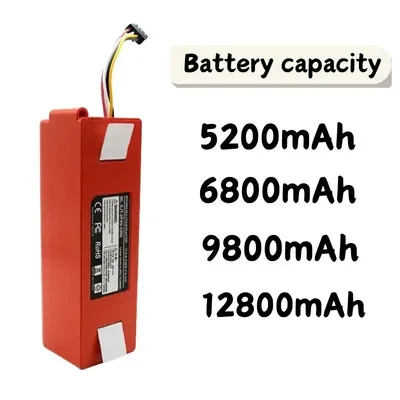 Original 12800 mAh BRR-2P4S-5200S Robotic Staubsauger Ersatz Batterie Für Xiaomi Roborock S55 S60 Image