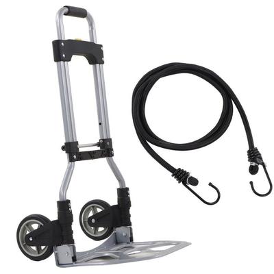 Faltbarer Handwagen, Tragkraft 70 kg, 2-Rad-Transportwagen für Gepäck, Auto, Umzug und Büro Image