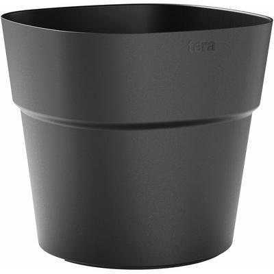 Pflanzgefäße andromeda Ash anthrazit 28 cm - Kunststoff - Teraplast Image