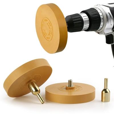 2er Pack Auto Kratzer Radiergummi mit Adapter, Pneumatische Radierscheibe, Karosserie Radiergummi