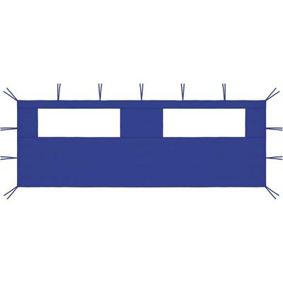 Vidaxl - Pavillon-Seitenwand mit Fenstern 6x2 m Blau Image