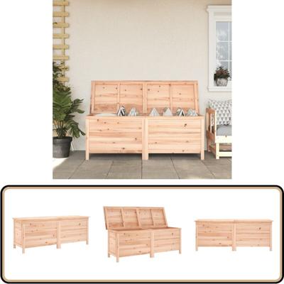 Vidaxl - Gartentruhe 150x50x56,5 cm Massivholz Tanne - Holz Gartenbox - Holzkiste Image