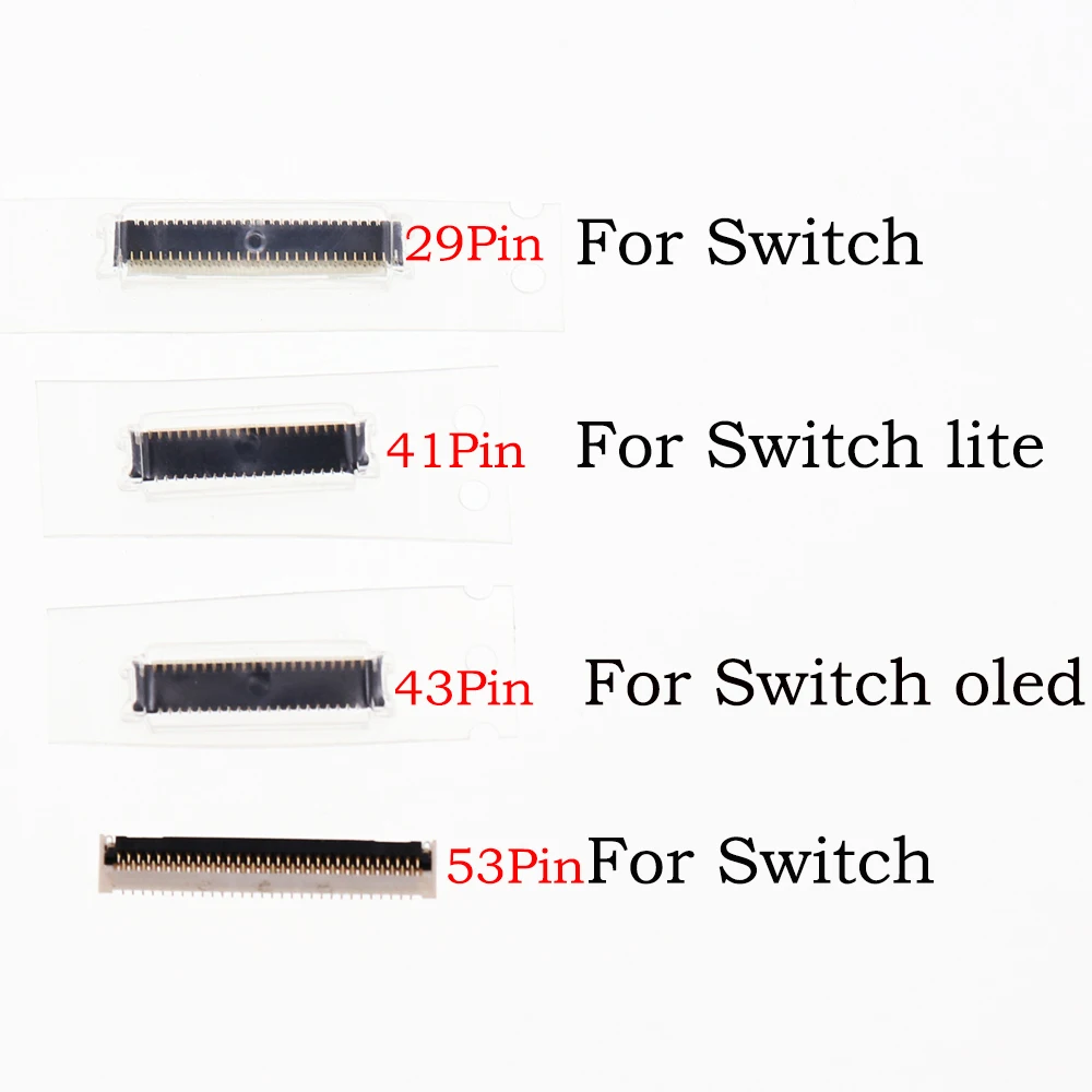 2 Stück Ersatz-LCD-Anschluss für Nintendo Switch NS Lite OLED - Touchscreen-Schnittstelle Image