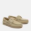 Bootsschuh TIMBERLAND "CLASSIC BOAT BOAT SHOE", Gr. 41,5, ltgrn suedewbei, Leder, sportlich, Schuhe