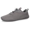 Barfußschuh DOCKERS BY GERLI, Herren, Gr. 44, grau, Textil, casual, Schuhe, Barfußschuh, Schlupfschuh, Slip-On Sneaker mit Schnellverschluss