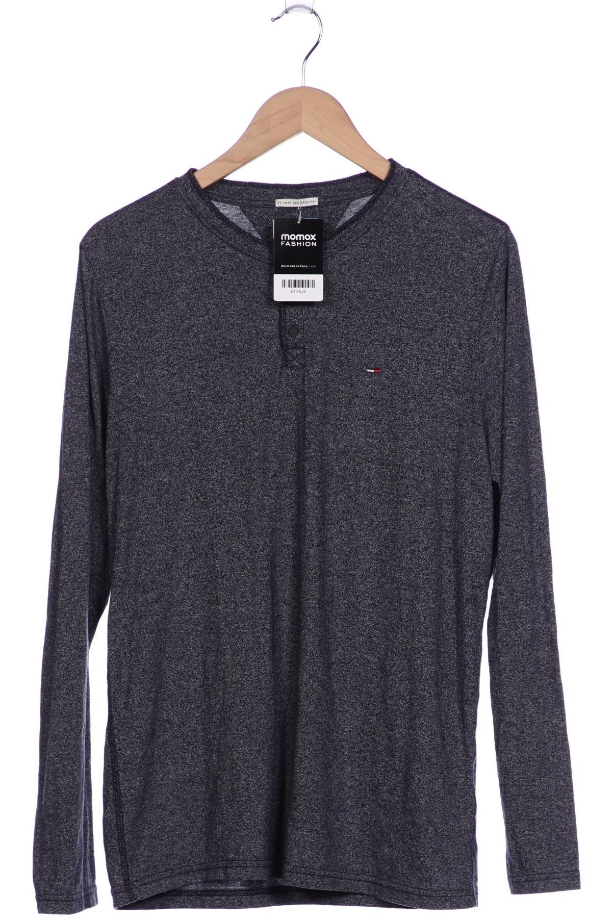 Hilfiger Denim Herren Langarmshirt, Gr. 52, marineblau, Baumwolle, Synthetik Image