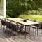 Ensembles de meubles de jardin mobiles latéraux café étude extérieure Table de conférence Salon