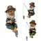 Statue de gnome de jardin sur de grandes pièces plus lentes, décor de jardin amusant, figurAuckland