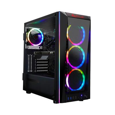 CLX SET TGMSETRTH1642BM Liquid-cooled Desktop PC, AMD Ryzen 9 5900X 3.70GHz 12-Core, 32GB Memory, 500GB NVMe M.2 Solid State Drive and 4TB Hard Drive, Windows 11 Home, NVIDIA GeForce RTX 3060 12GB, WiFi