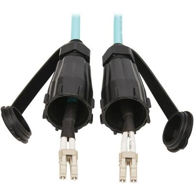 Tripp Lite By Eaton Tripp Lite 10Gb Duplex Multimode 50/125 Om3 Fiber Patch Cable, Aqua, 1M