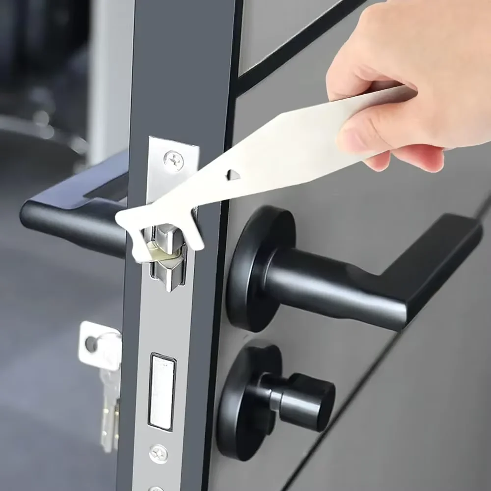 Outil de cueillette de serrure, outil de pompier, outils de pompier, multi-outils en acier à ressort, outil de levier polyvalent, outils de barre de levier