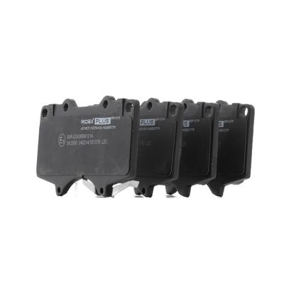 RIDEX PLUS Bremsbelagsatz TOYOTA,MITSUBISHI,LEXUS 402B0377P 0446560270,4605B994,MZ690583 0446504090,044650K280,044650K360,044650K580,MZ690355 Image