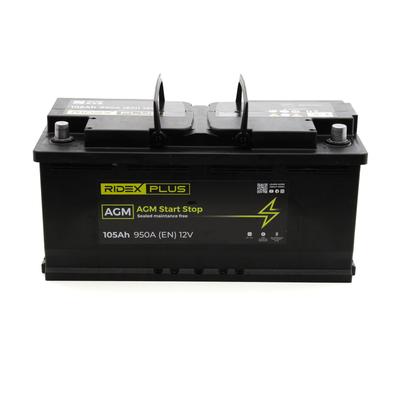 RIDEX PLUS Starterbatterie VW,MERCEDES-BENZ,AUDI 1S0053P 1638153480,52117339,61217604808 Autobatterie,Batterie,Fahrzeugbatterie,Akku,Akkumulator Image