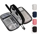 Borsa per cavi da viaggio Custodia per archiviazione digitale portatile Cavo dati per caricabatterie Borsa USB Organizzatore Borsa per accessori elettronici impermeabile