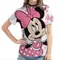 Abbigliamento donna giovanile Disney Minnie Mouse magliette Y2k manica corta abbigliamento morbido