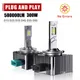 2PCS D1S D3S LED Fari per auto Lampadine HID 300W D2S D4S D8S D2R D4R Lampada Canbus Senza errori Auto Luce Bianco freddo 6000K 12V 24V