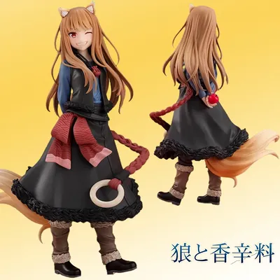 17cm Anime spice and wolf figure toys 17cm holo figural action doll cute girls pvc model toy for