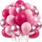50pcs Metallic Pink Hot Pink Balloons, Wedding Decor, Birthday Party Decor, Anniversary Decor,