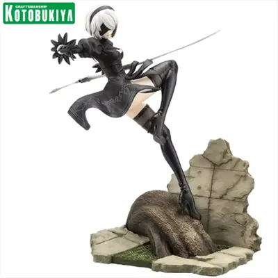 24CM Kotobukiya-NieR: Automata Yorha No. 2 anime action figures in PVC model collection ornament anime model cartoon toy gift