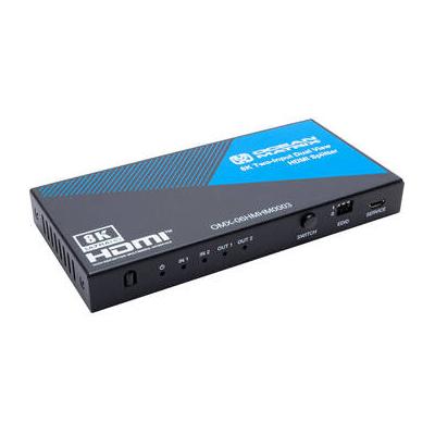 Ocean Matrix Used 8K60 HDMI 2x1x2 Splitter & Switcher with Dual Inputs OMX-06HMHM0003