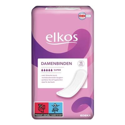 elkos 15er-Pack Damenbinden »super«