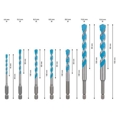 BOSCH Mehrzweckbohrer-Set EXPERT HEX-9 Multi Construction 7-teilig Image