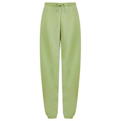 Sweatpants Bebo High Waisted Brushback Fleece Cuffed Joggers in Sage Green - Amara Reya / 14 - Tokyo Laundry