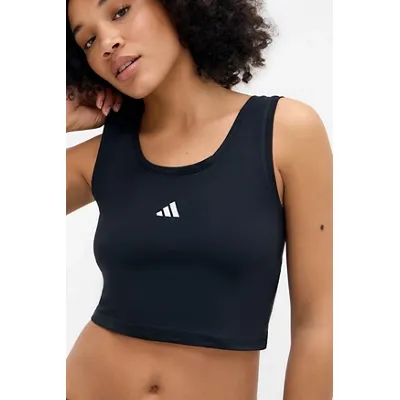 adidas Crop Tank Top - Black L at Urban Outfitters