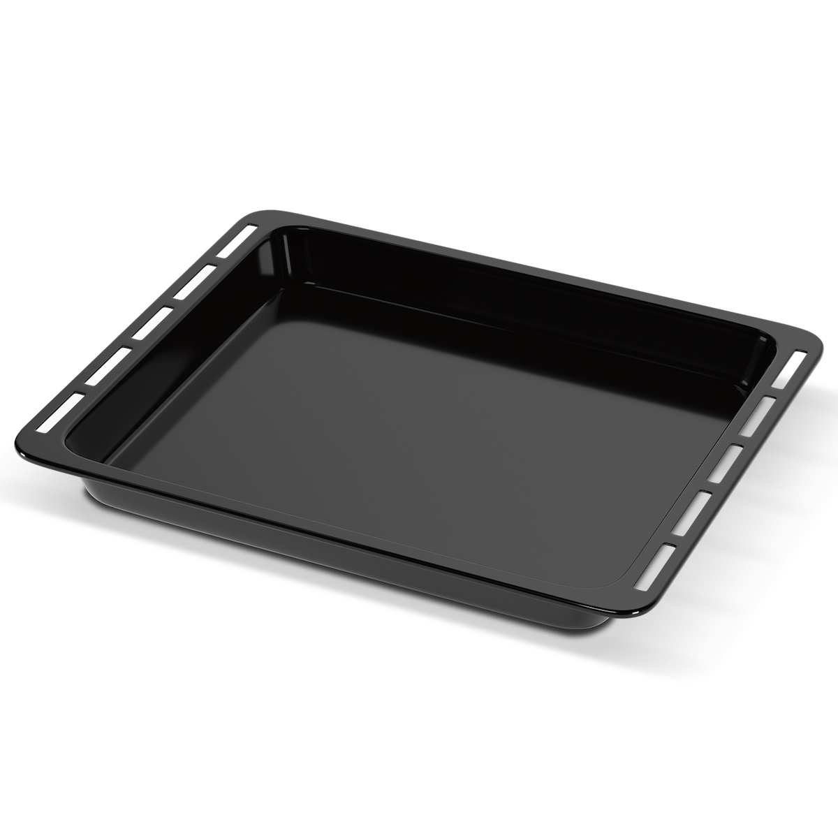 Backblech hoch Whirlpool 481010657928 Fettpfanne 450x375x43mm für Backofen Image