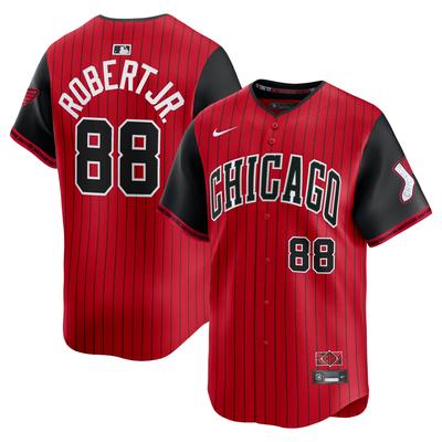 Chicago White Sox Nike MLB City Connect Limited-Trikot – Rot – Luis Robert Jr. – Herren Image
