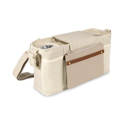 Parent Console with 2 Insulated Cup Holders-Black