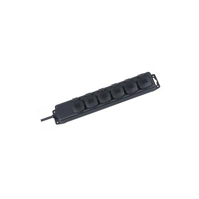 Brennenstuhl Steckdosenverteiler IP44 6-fach H07RN-F 3G1,5 schwarz Packung mit 15 Stück Image