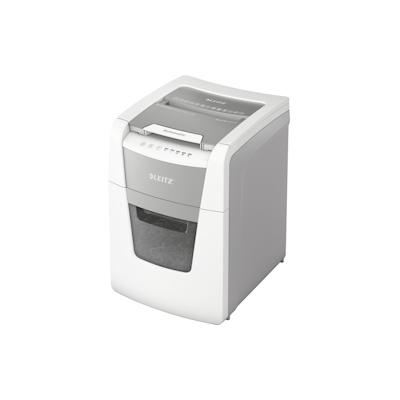 LEITZ Aktenvernichter IQ Autofeed Small Office 100 4x30mm Partikelschnitt weiß Packung mit 6 Stück Image