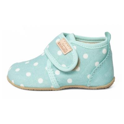 Living Kitzbühel - Kid's Babyklett Pauli Pünktchen - Hüttenschuhe 24 | EU 24 grau Image