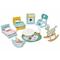 Tender Leaf 7508155 - Kinderzimmer, Dovetail Kidroom Set, Puppenhaus-Möbel, Holz, 14-teilig - Carletto
