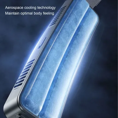 Wearable Waist Fan Multifunctional 3 Speeds Ice Compress Efficient Wide Angles Belt Fan for Outdoor Sports Waist Fan