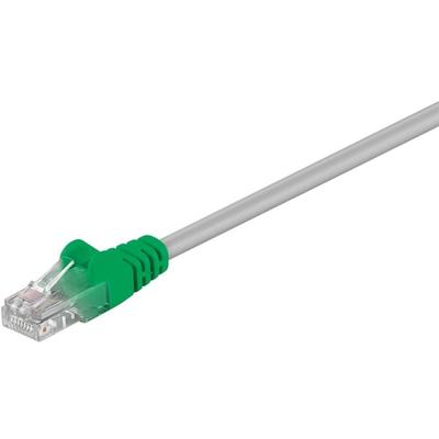 Cat 5e Crossover-Patchkabel, u/utp, grau-Grün, Kupferkaschierter Aluminiumleiter (cca). Kabellänge Image