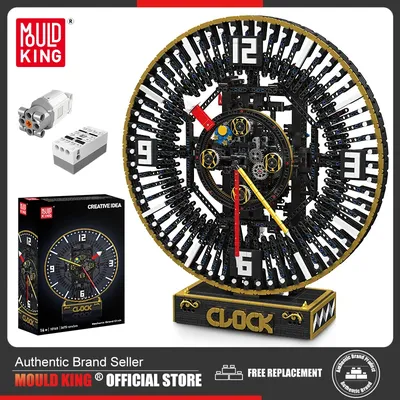 Mould King 10160, technisches Spielzeug, motorisierte mechanische Grand Clock, Baustein, Montage, Image
