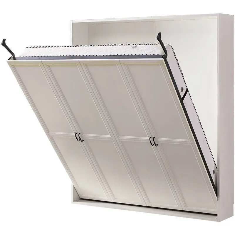 Neues unsichtbares Bett, multifunktionales, zusammenklappbares Einzelbett, kleine Wohnung, verstecktes Doppelbett, Murphy-Bett (nur Hardware-Zubehör)