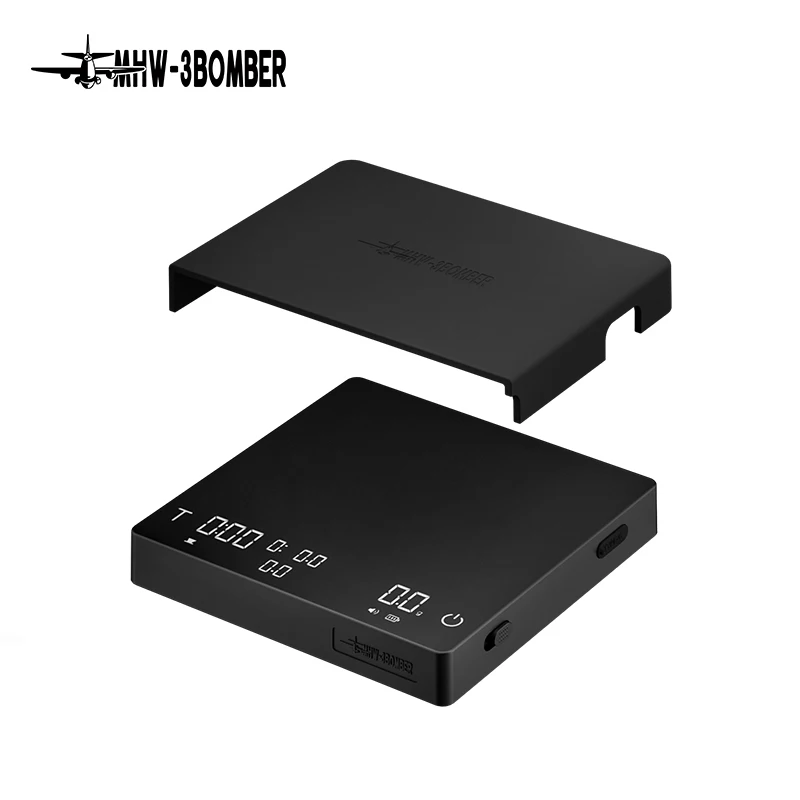 MHW-3BOMBER Cube Kaffeewaage 3.0 Pro Max Digitale Küchenkaffeewaage Hochpräzise Durchflussrate Große Batterie Kaffeezubehör Image
