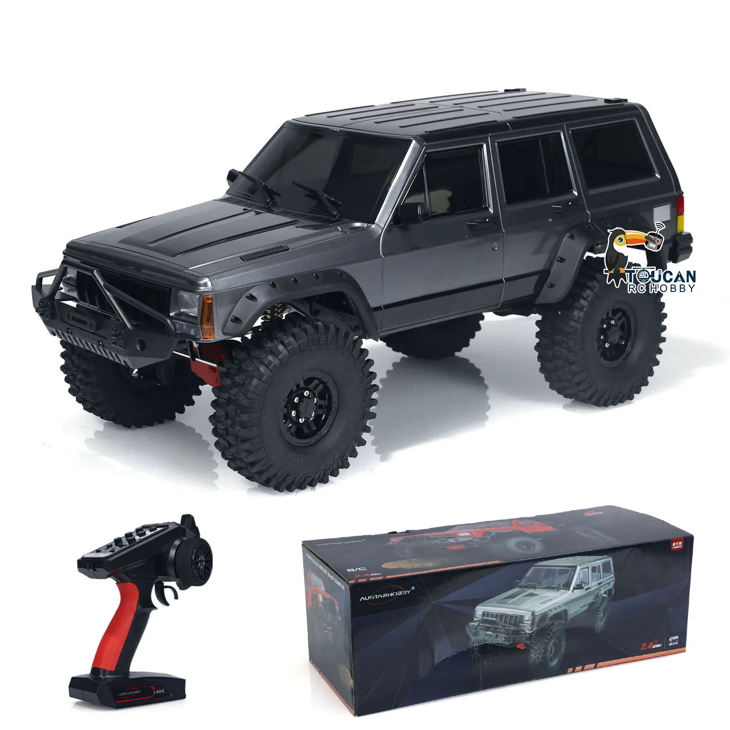 1/10 RC Off Road 4X4 Fahrzeuge RC Crawler 4WD Lkw Klettern Auto Differential Lock Lichter Fernbedienung Hobby Spielzeug Modell geschenk