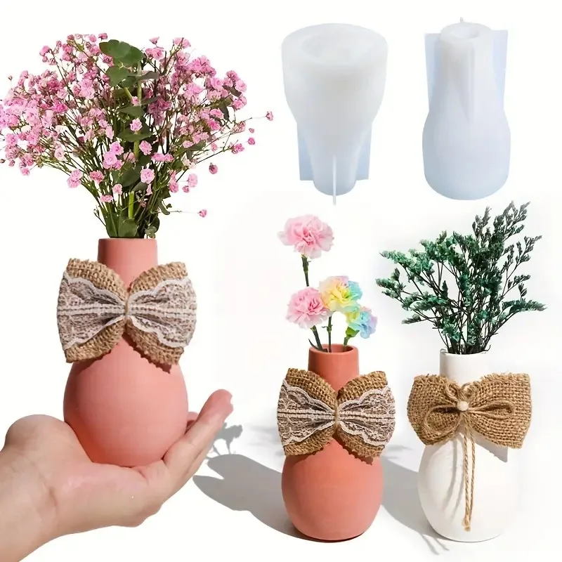 Diy Tropf Form Jade Net Vase Silikon Form Home Zubehör Ornament DIY Form Vase Silikon Form Schmuck Von Einrichtungs Image
